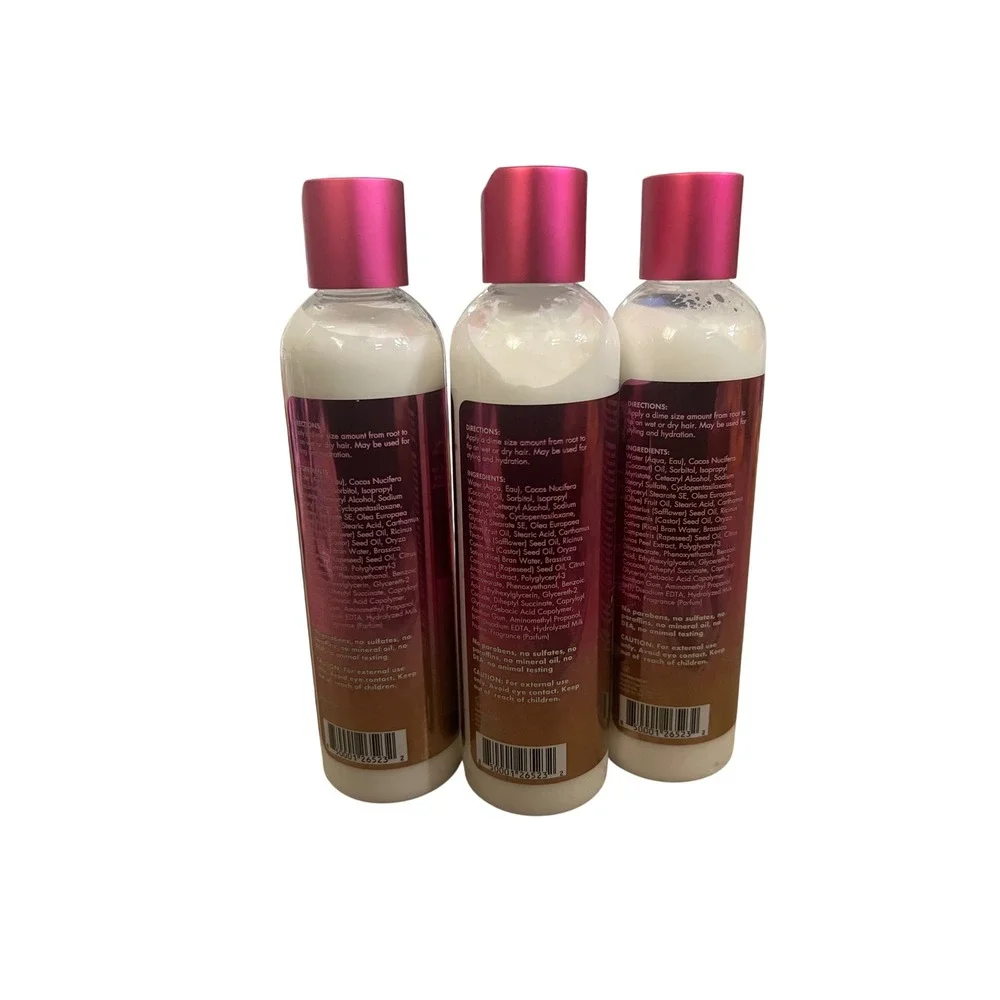 Mielle‎ Rice Water Moisturizing Milk 8oz 3 Pack Hair Length Retention Hydration